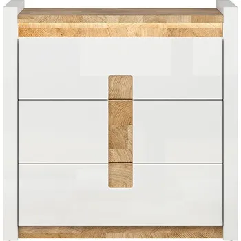 Komoda Black Red White Alameda KOM3S