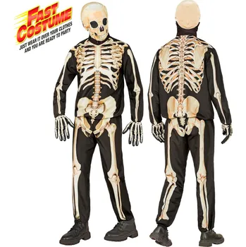 Karnevalový kostým Chlapecký kostým kostlivec (rychlokostým) - Pro věk 14-16 let