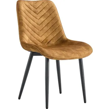 Jídelní židle MOB Jídelní židle Tempo Kondela Zainos 2 (hnědozlatá + černá)