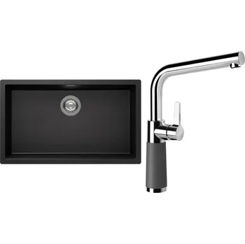 Kuchyňský dřez Set Schock S15-10 (dřez Kaia N-100XL Stone + baterie SC-540 Stone)