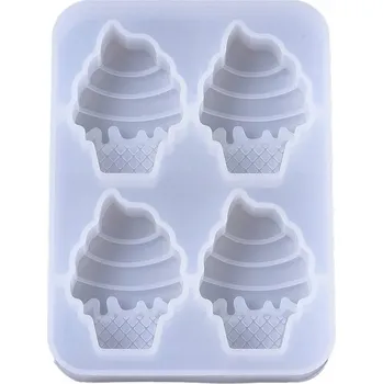 Silikonová forma na zmrzlinu pro odlévání pryskyřice