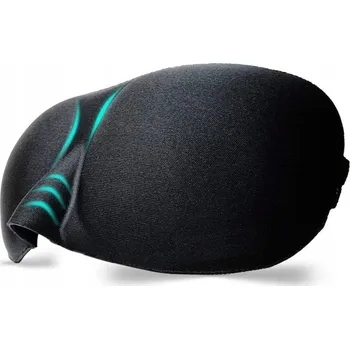 Škraboška na spaní Medi Sleep maska na spaní saténová černá