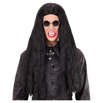 Karnevalová paruka Černá pánská paruka EASTBOURNE