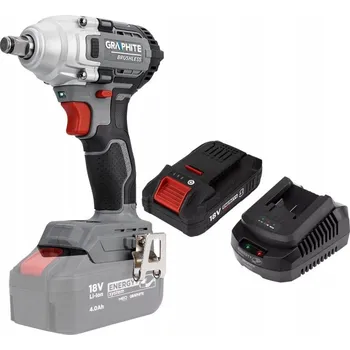 GRAPHITE BEZKARTÁČOVÝ RÁZOVÝ UTAHOVÁK 18V 330NM 1/2" AKUMULÁTOR 4AH 58G028-1