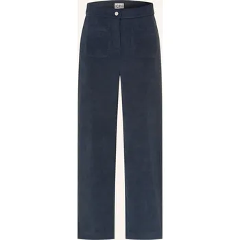 Dámské kalhoty Ichi Dámské Manšestrové Kalhoty Ihkate, tmavě modrá, 38