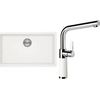 Kuchyňský dřez Set Schock S15-10 (dřez Kaia N-100XL Polaris + baterie SC-540 Polaris)