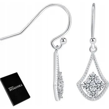 Náušnice POSTŘÍBŘENÉ NÁUŠNICE VISACÍ DLOUHÉ PRO ŽENU DÍVKU STŘÍBRO 925