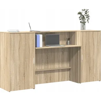 Psací stůl Obdélníkový psací stůl VidaXL 200 x 103,5 x 50 cm dub sonoma