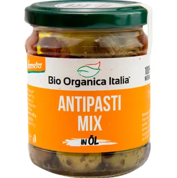 Sušená zelenina Bio Organica Grilovaná směs předkrmů v oleji 190g bio BIO VEGAN Množství: 1 ks