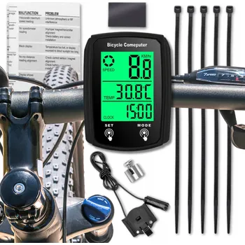 IP kamera CYKLOPOČÍTAČ 22 FUNKCÍ PODSVÍCENÝ VODĚODOLNÝ S TEPLOMĚREM IPX4 LED