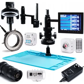 Mikroskop DIGITÁLNÍ MIKROSKOP 4K S KAMEROU, VELKÁ PRACOVNÍ PLOCHA, STABILNÍ ZÁKLADNA