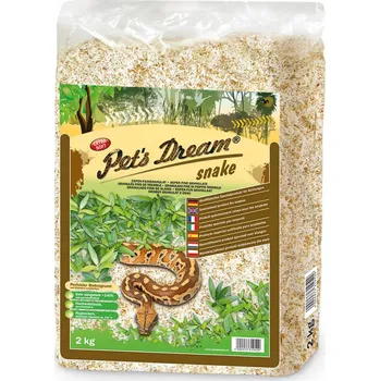 Podestýlka pro hlodavce Podestýlka pro hady PET'S DREAM Snake 2 kg - přírodní podestýlka Chipsi Snake