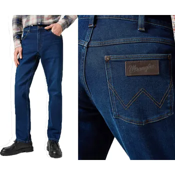 Pánské džíny Wrangler GREENSBORO pánské džíny rovného střihu velikost 40/34