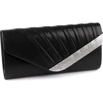 Kabelka Kabelka - psaníčko s broušenými kamínky, střední, 3 černá