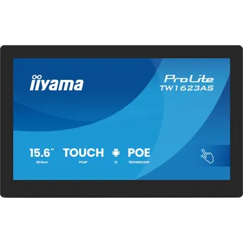 Monitor LED Monitor iiyama ProLite TW1623AS-B3P 15,6" 1920 x 1080 px IPS / PLS