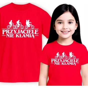 Chlapecké tričko DĚTSKÉ TRIČKO ČERVENÉ STRANGER THINGS SERIÁL VELIKOST 3XS 92CM