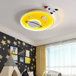 Brilagi -LED Dětské stropní svítidlo STARSHIP LED/64W/230V 3000/4500/6000K žlutá