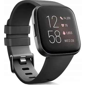 Řemínek na hodinky Řemínek Braders pro Fitbit, černý