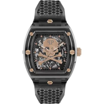 Módní doplněk Philipp Plein PWPTA0424 The $keleton Crystal 44mm 5ATM