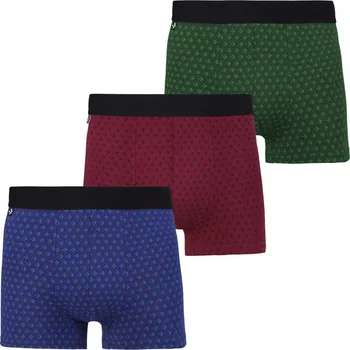 Pánské spodní prádlo 3x Pánské boxerky Slipy Bavlněné Sada Klasické Přiléhavé MORAJ XXL