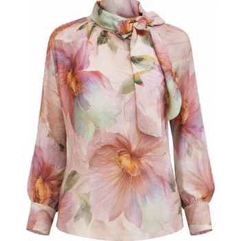 Dámská košile Dámská Košile Halenka Elegantní Květinová Italská Barevná