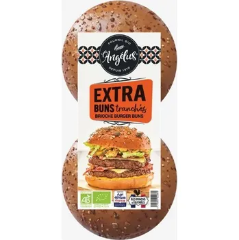 Trvanlivě pečivo L'Angélus L'Angelus Burgerové bulky se semínky 180 g bio BIO Množství: 1 ks