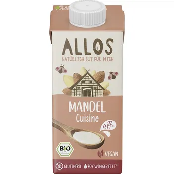 Allos Mandlová alternativa smetany 200 ml bio BIO VEGAN BEZLEPEK Množství: 1 ks