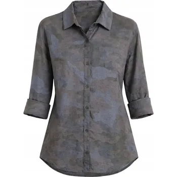 Dámská košile Dámská Košile Halenka Maskáčový Italská Šedo-Zelená