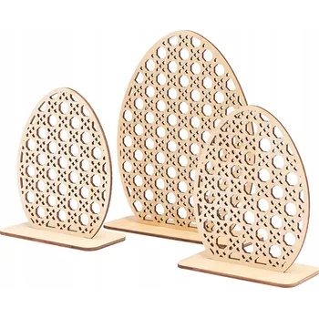 Obraz VAJÍČKA VAJÍČKO VELIKONOČNÍ DEKORACE RATAN DŘEVO