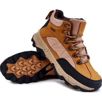 Sada pánského spodního prádla Pánské zateplené trekové boty Cross Jeans KK1R4020C velbloud 41