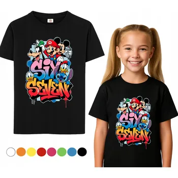 Chlapecké tričko Dětské tričko Disney Mario Six Seven T-Shirt XS 116 cm + TETOVÁNÍ