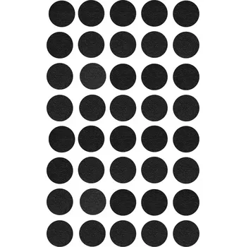 Podložka pod nábytek Kulaté filcové podložky Techrebal černé 2 cm 40 ks