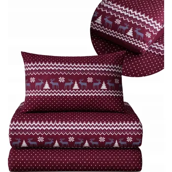 Povlečení Povlečení vánoční zimní Lesk Saténu antialergické Vánoce