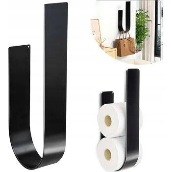 MODERNÍ KOVOVÝ STOJAN DRŽÁK PÍSMENE U NA PAPÍROVÉ UTĚRKY TOALETNÍ WC