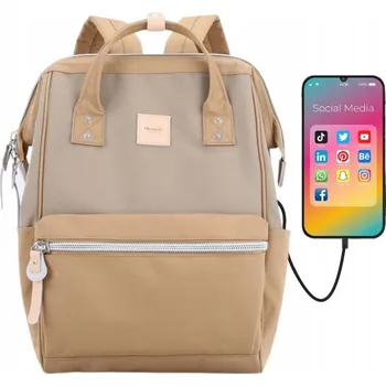 Městský batoh Hnědý městský batoh Himawari