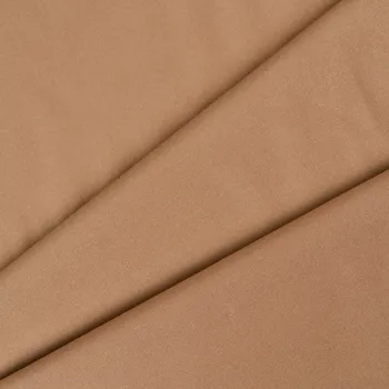 Zbytek - Polyesterový gabardén / Rongo barva světle hnědá
