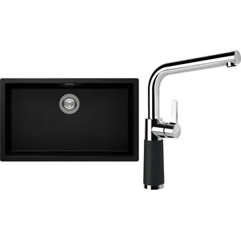Kuchyňský dřez Set Schock S15-10 (dřez Kaia N-100XL Magma + baterie SC-540 Magma)