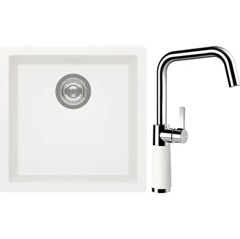 Kuchyňský dřez Set Schock S13-8 (dřez Kaia N-100 Polaris + baterie SC-530 Polaris)