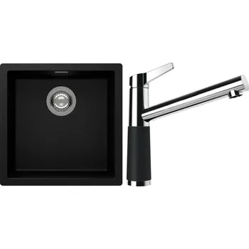 Kuchyňský dřez Set Schock S13-4 (dřez Kaia N-100 Magma + baterie SC-510 Magma)