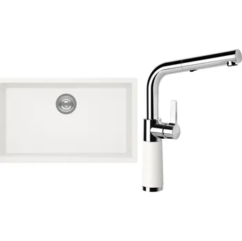 Kuchyňský dřez Set Schock S15-11 (dřez Kaia N-100XL Polaris + baterie SC-540.120 Polaris)