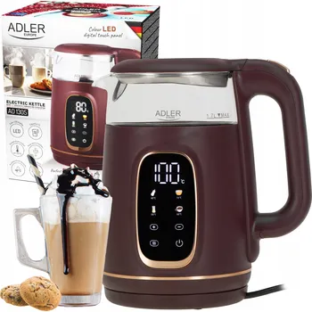 Rychlovarná konvice Rychlovarná konvice Adler AD 1305 2200 W 1,7 l béžová/hnědá