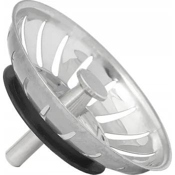 sítko a zátka do dřezu stříbrná zátka sítko košíček do dřezu FRANKE 83 mm