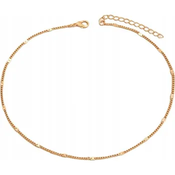 Náhrdelník Náhrdelník Řetízek zlatý satelit s plíšky