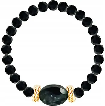 Prsten Prstýnek s kameny stříbro pozlacené 925 safír|spinel