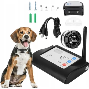 Obojek pro psa ELEKTRICKÝ OHRADNÍK PRO PSA KOČKU OBOJEK KOTEC OPLOCENÍ 300M