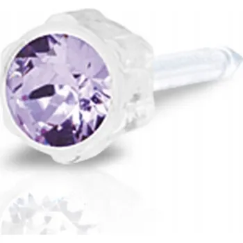 Náušnice Náušnice pro piercing uší Blomdahl Violet, 4 mm