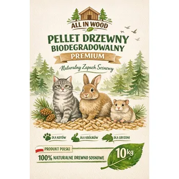 Podestýlka pro hlodavce Dřevěné pelety pro kočky a hlodavce 10 kg – Přírodní ekologická podestýlka