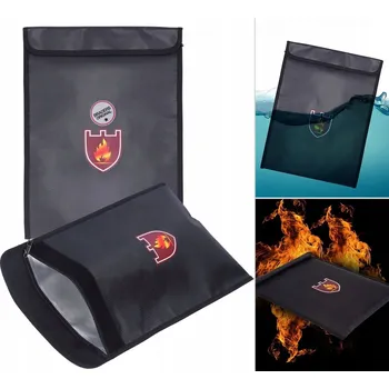 Ohnivzdorná a voděodolná taška – Pouzdro na hotovost, dokumenty, pas