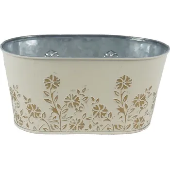 Zahrada Květináč plechový ovál K4695/2