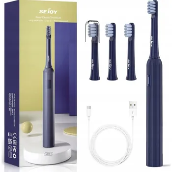 Elektrický zubní kartáček Sejoy Elektrický sonický kartáček + 4 náhradní hlavice DÁREK